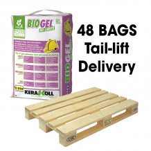 Kerakoll Biogel No Limits Gel Adhesive Standard Set Grey S1 20kg Full Pallet (48 Bags Tail Lift)